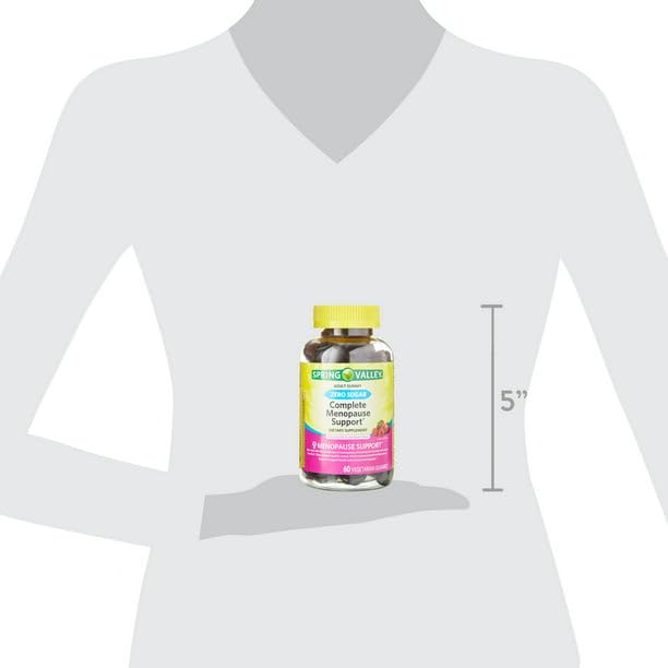 IKJ Zero Sugar Complete Menopause Support Vegetarian Gummies, 60 Count