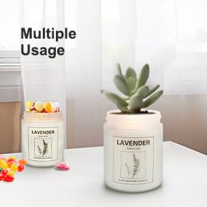 6 Pack Scented Candles, Aromatherapy Candles Gifts Set for Women, 42.6 oz 300 Hour Long Lasting YINUO LIGHT