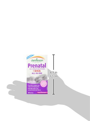 Jamieson PRENATAL Complete Multivitamin with DHA Supplement 60 Softgels Jamieson