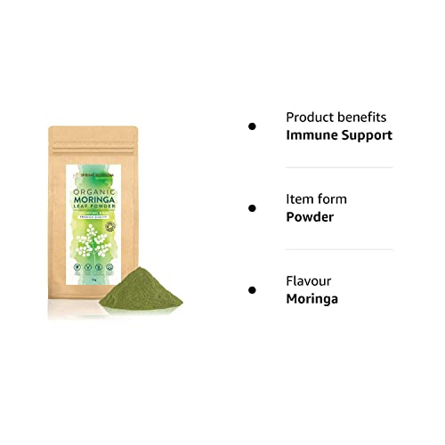 1KG Moringa Superleaf Powder Oleifera 100% Organic Raw Premium Quality Non-GMO Spring Blossom