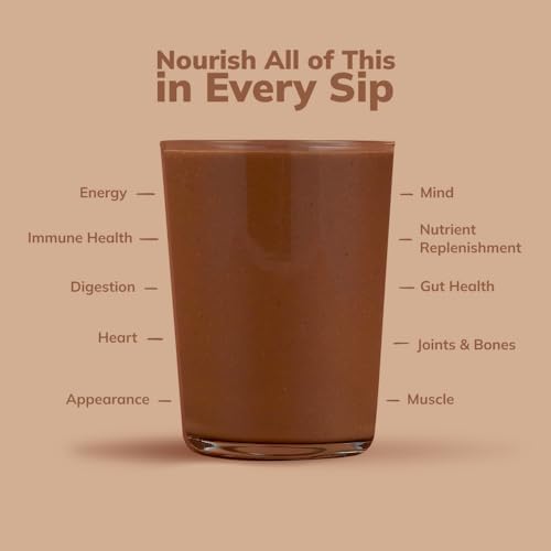 Ka’Chava All-In-One Nutrition Shake Blend, Chocolate, 85+ Superfoods, Nutrients & Plant Ka'Chava