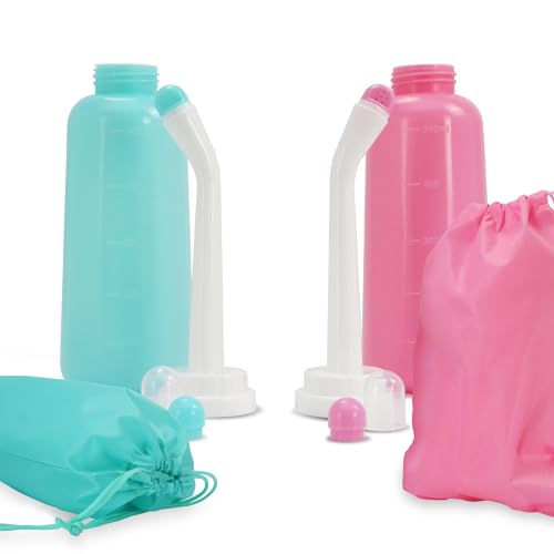 JJ CARE Peri Bottles - Pack of 2 Peri Bottles for Postpartum Care Kit, 500 ml Peri Bottles JJ CARE