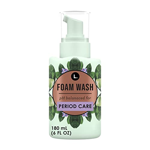 L. Fragrance Free Period Care Foaming Wash, pH Balanced, Free from Fragrances, Sulfates