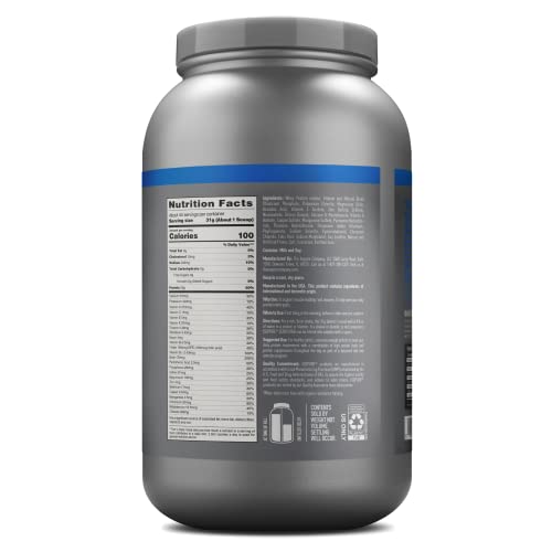 Isopure Protein Powder, Creamy Vanilla Whey Isolate with Vitamin C & Zinc for Immune Isopure