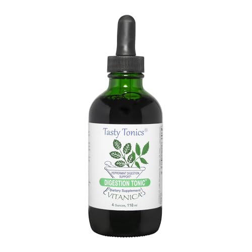 Vitanica Digestion Tonic, Gas and Bloating Relief Supplement, Organic, Improve Digestive