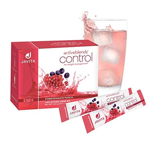 Javita ActiveBlendz Control Fruit Powder Drink Instant Beverage Made w/Pomegranate