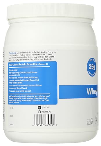 365 by Whole Foods Market, Vanilla Whey Protein Isolate, 15.9 Ounce 365 by Whole Foods Market
