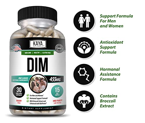 Kaya Naturals DIM Ultra (30 Capsules) | DIM Supplement for Women and Men Kaya Naturals