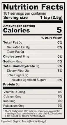 Anthony's Organic Acacia Senegal Powder, 1 lb, Batch Tested Gluten Free, Non GMO Anthony's