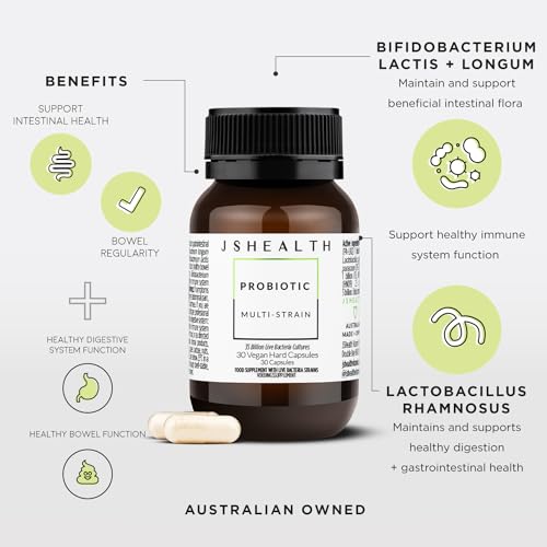 JSHealth Vitamins Gut Health and Immunity Formula | Probiotics for Women and Men JSHealth