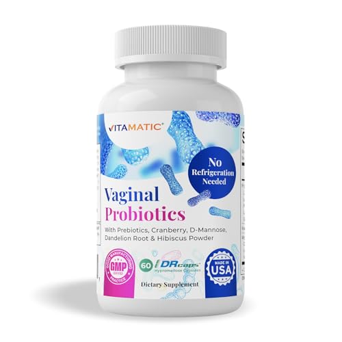 Vitamatic Vaginal Probiotics 20 Billions for Women pH Balance & Odor Control