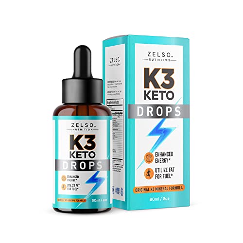 K3 Keto Drops for Weight Loss - Fat Burner & Metabolism Booster | Advanced Keto Carb ZELSO