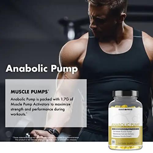 Anabolic Pump, Advanced Pump Formula, Increase Muscle Pumps*, Maximize Nutrient
