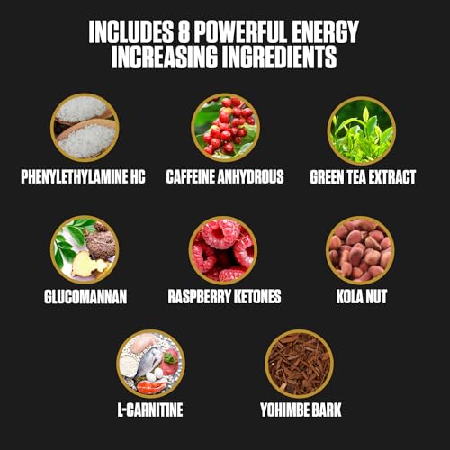 1080p Thermogenic Energy Burn | #1 Rated Energy & Pre Workout for Men & Women EPN Supplements