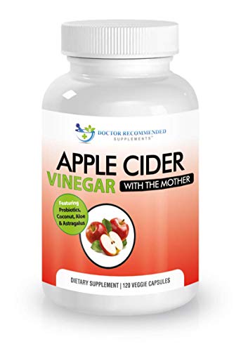 Apple Cider Vinegar Capsules - 100% Organic Apple Cider Vinegar Pills 1500 mg DOCTOR RECOMMENDED SUPPLEMENTS