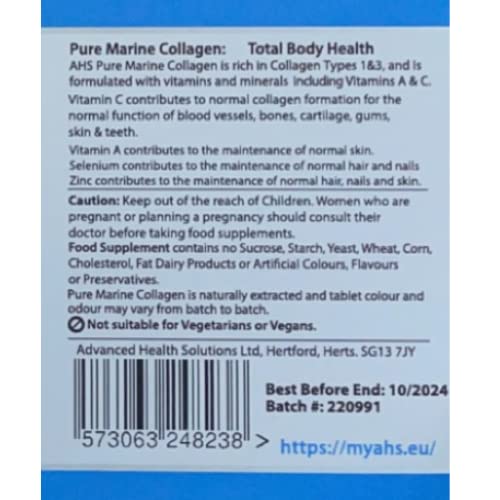 AHS Pure Marine Collagen 120 Tablets AHS