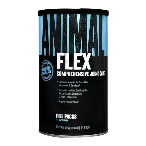 Animal Flex –Complete Joint Support Supplement – Contains Turmeric Root Curcumin Animal
