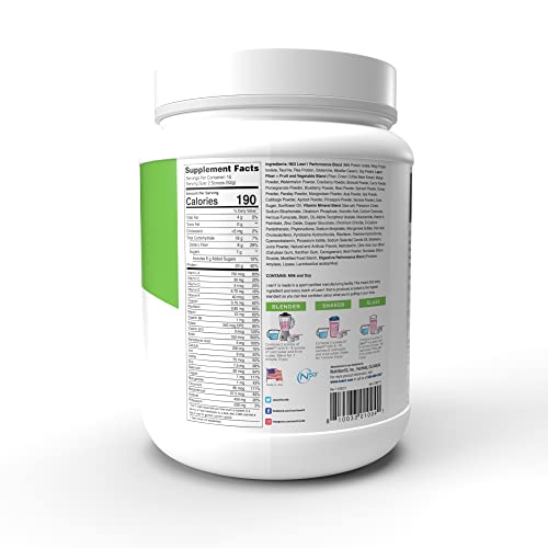 Lean1 Strawberry, 15 Serving tub, Fat Burning Meal Replacement by Nutrition53 N53