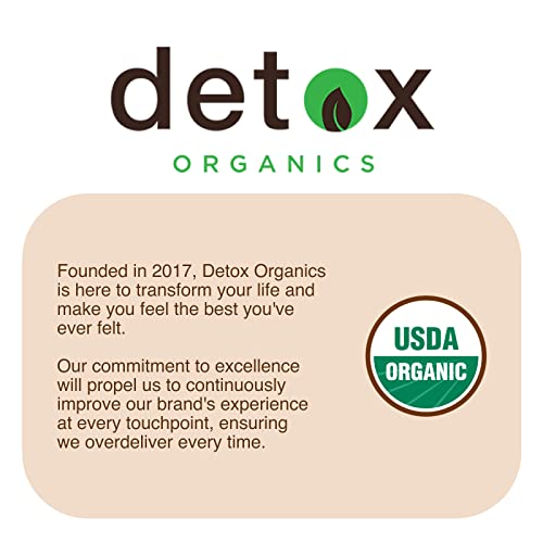 Detox Organics Chocolate Superfood Powder, Detox Cleanse for your Body, Bloating Relief Detox Organics