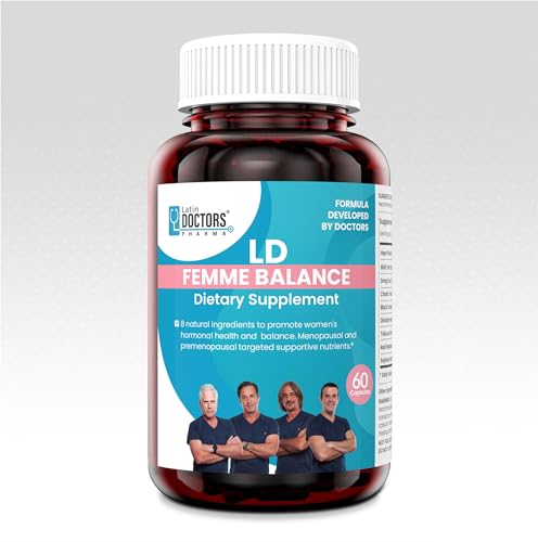 Latin Doctors Femme Balance Supplement, Supports Hormone Balance, Menopausal & Premenopausal