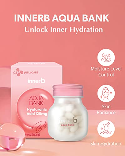 Innerb Aqua Bank (28 Servings, 4 Weeks) - Premium Korean Skincare Supplement CJwellcare