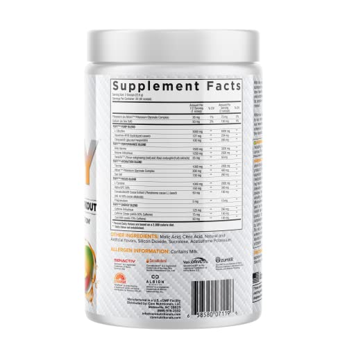 Core Nutritionals Fury V2: Pre-Workout Powder to Maximize Performance in The Gym W/Zum-XR® Caffeine, L-CItruline, and Alpha GPC (40 Scoops) (Tropic Thunder)