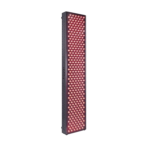 Hooga Red Light Therapy, Red Near Infrared LED Panel, 300 Quad Chip Flicker Free LEDs, Ultra Series hooga