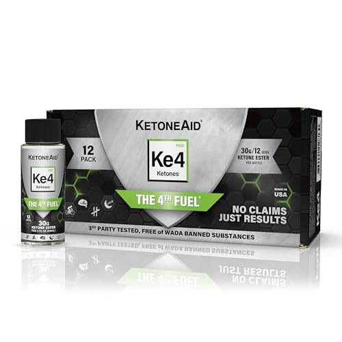 KetoneAid KE4 Pro Ketone Ester Drink | Not a Ketone Salt, No Sugar, No Caffeine 