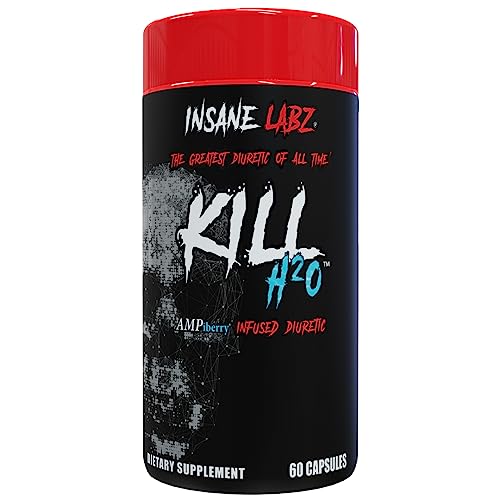 Insane Labz Kill H20, AMPiberry Infused Diuretic, Reduce Water Retention and Bloating Relief