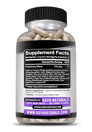 Kaya Naturals - Max Detox - 100% Natural, Healthy, Safe & New, Pure Herbal Ingredients Kaya Naturals