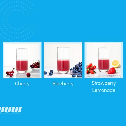 Consult Health Primo Beets Beet Root Powder Drink Mix with Nitrates - Supports Circulation - Beet Root Powder Drink Mix Trio - Cherry, Blueberry and Strawberry Lemonade 6.5 oz (3Pack)