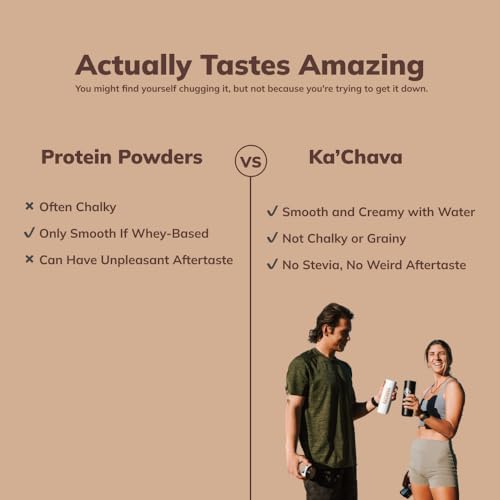 Ka’Chava All-In-One Nutrition Shake Blend, Chocolate, 85+ Superfoods, Nutrients & Plant Ka'Chava