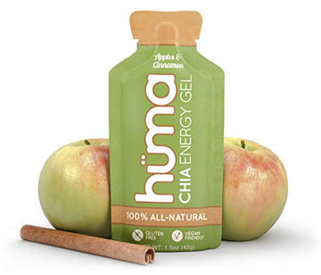 Huma Chia Energy Gel, Apples & Cinnamon, 12 Gels - Premier Sports Nutriti
