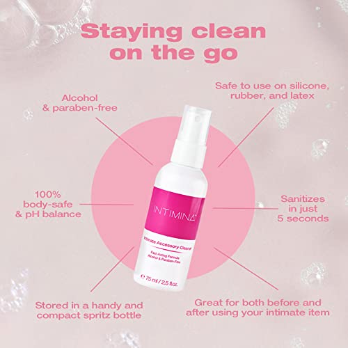 Intimina Intimate Accessory Cleaner - Non-Toxic Menstrual Cup Cleaner INTIMINA