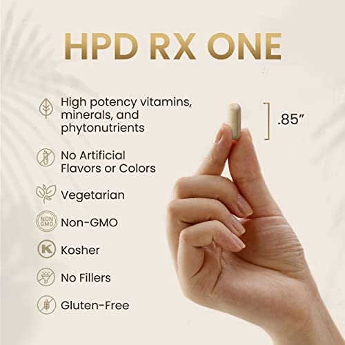 HPD Rx ONE Immunity Boost Multivitamin HPV Supplements for Women and Men, Pack of 6 HPD Rx
