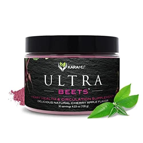 KaraMD UltraBeets - Beetroot Superfood Powder - Heart Health, Circulation & Energy