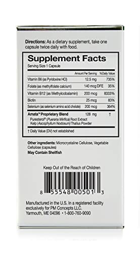 Amata Life by Dr. Christiane Northrup Pueraria Mirifica Plus Capsules 60 Day Amata Life