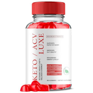 Keto Luxe - Keto Luxe Gummies - Keto Luxe ACV Gummies (1 Pack), 60 count
