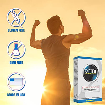 Wellgenix Omni Herbal Detox Cleanse Softgel: Fast Acting Body Detox, Quick Flush Toxin Removal