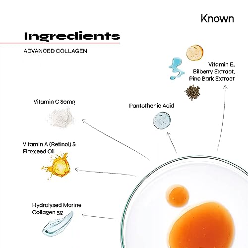 Advanced Collagen Supplement by Known Nutrition with Vitamin C | Liposomal Technology Known