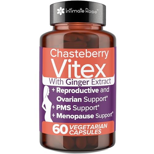 Vitex Chasteberry Supplement for Women - 100% All-Natural PMS & Menopause Support Supplement