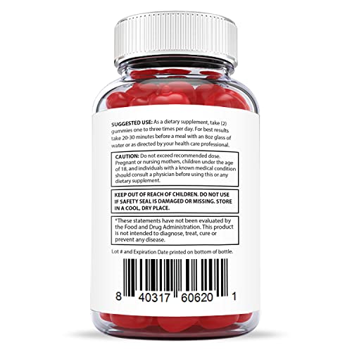 Justified Laboratories Luxe Keto ACV Gummies 1000MG with Pomegranate Juice Beet Root Justified Laboratories