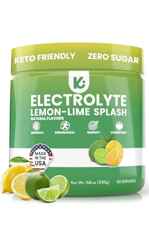 Keppi Keto Electrolytes Powder No Sugar | Zero Carbs | Made in USA | Advanced