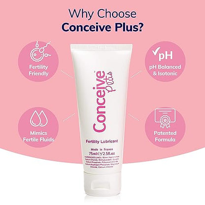 Conceive Plus Fertility-Friendly Personal Lubricant, TTC Safe, - 1 Ounce