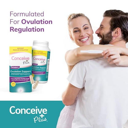 CONCEIVE PLUS Womens Ovulation Support - PCOS Supplement for Fertility