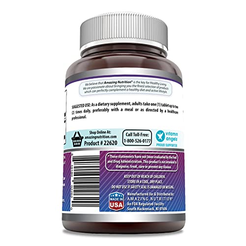 Amazing Formulas L-Carnitine Fumarate 1000Mg 120 Tablets Supplement | Amino Acid Amazing Nutrition
