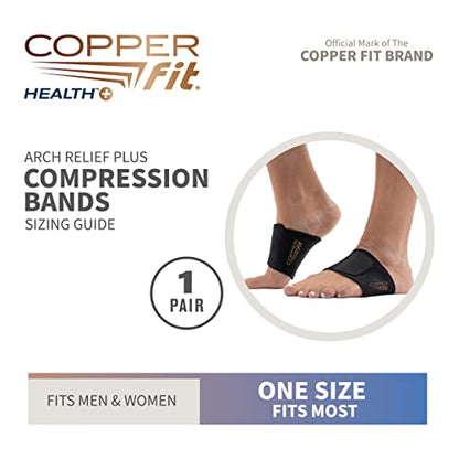 Copper Fit CFACBP Health Unisex Arch Relief Plus with Built-In Orthotic