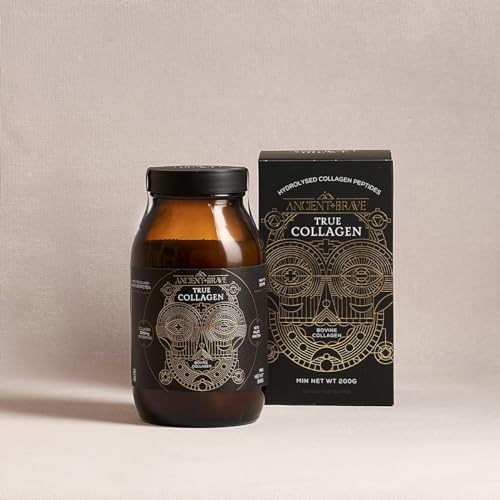 Ancient + Brave True Collagen 200g - Grass-Fed Bovine Collagen Powder - 100% Hydrolysed Collagen Peptides Ancient + Brave