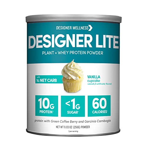 Designer Wellness, Designer Lite, Low Calorie Natural Protein, Prebiotic Fiber, Key Vitamins