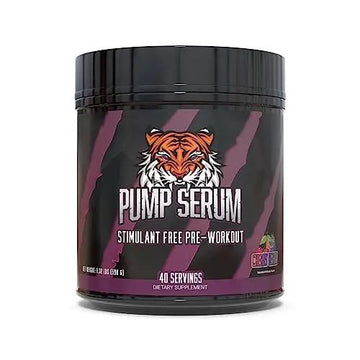 Huge Supplements Pump Serum, Stim Free Pre Workout and Nitric Oxide Booster